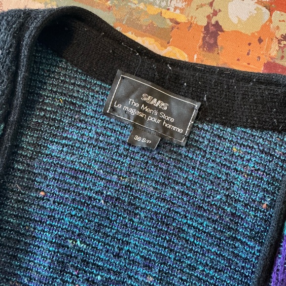 SEARS - Vintage Men’s Cardigan - Picture 5 of 10